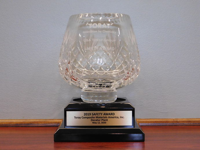 A glass award